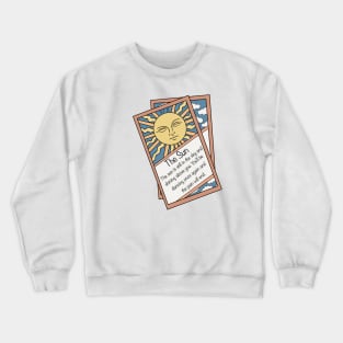 The sun tarot cards Crewneck Sweatshirt